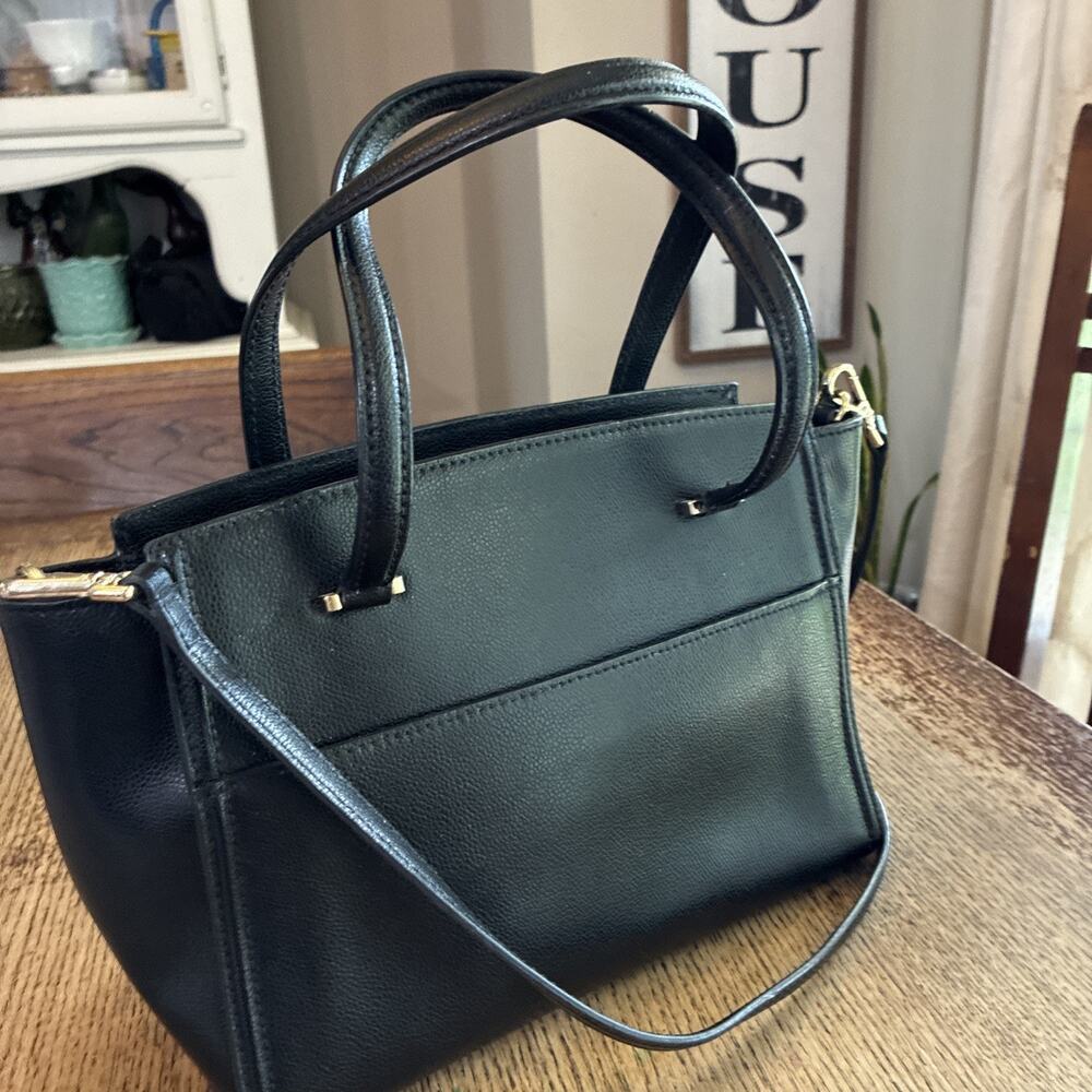 Kate Spade New York Satchel Crossbody And Wallet Set Black Gold Classic - Picture 12 of 16
